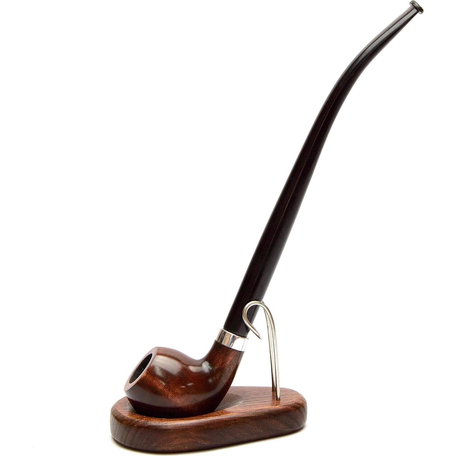 Soporte para pipa de tabaco KAF1 de madera de fresno