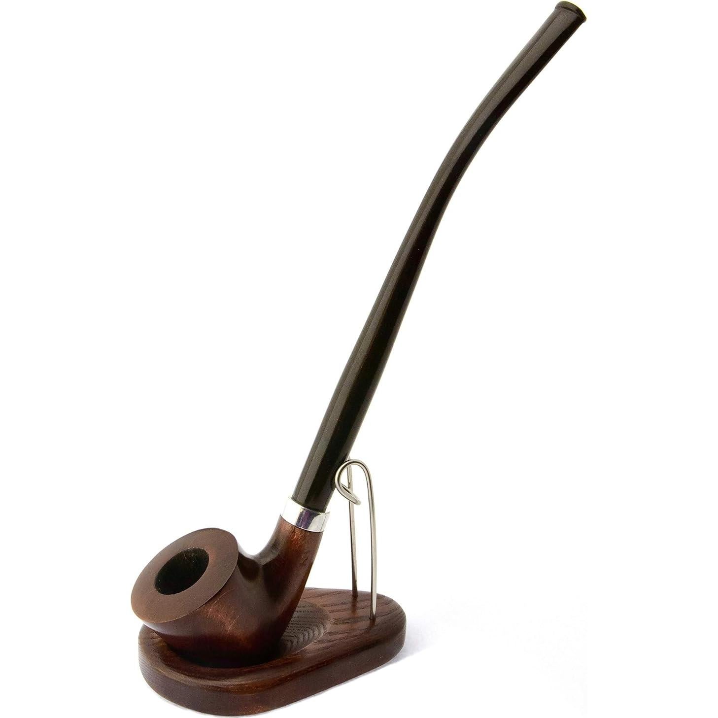 Soporte para pipa de tabaco KAF1 de madera de fresno