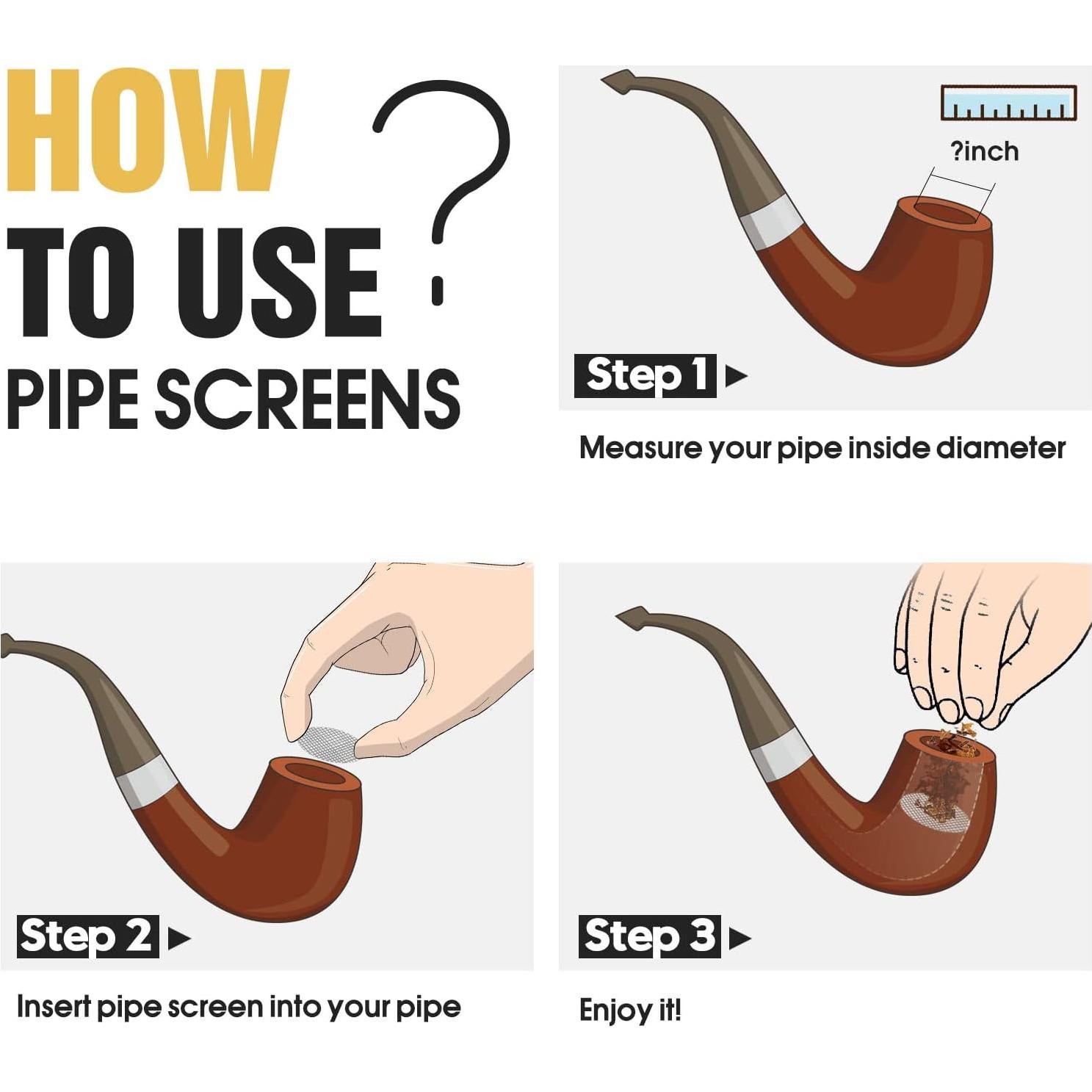 200 Pantallas de Tubo Acero Inoxidable STANKER 12.7 mm