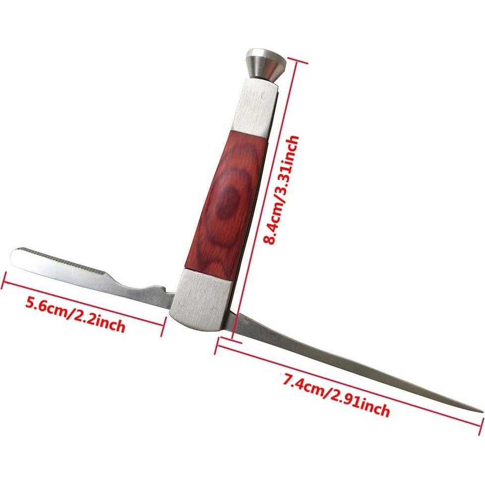 Herramienta de limpieza 3 en 1 LESCA TEK para pipa de tabaco