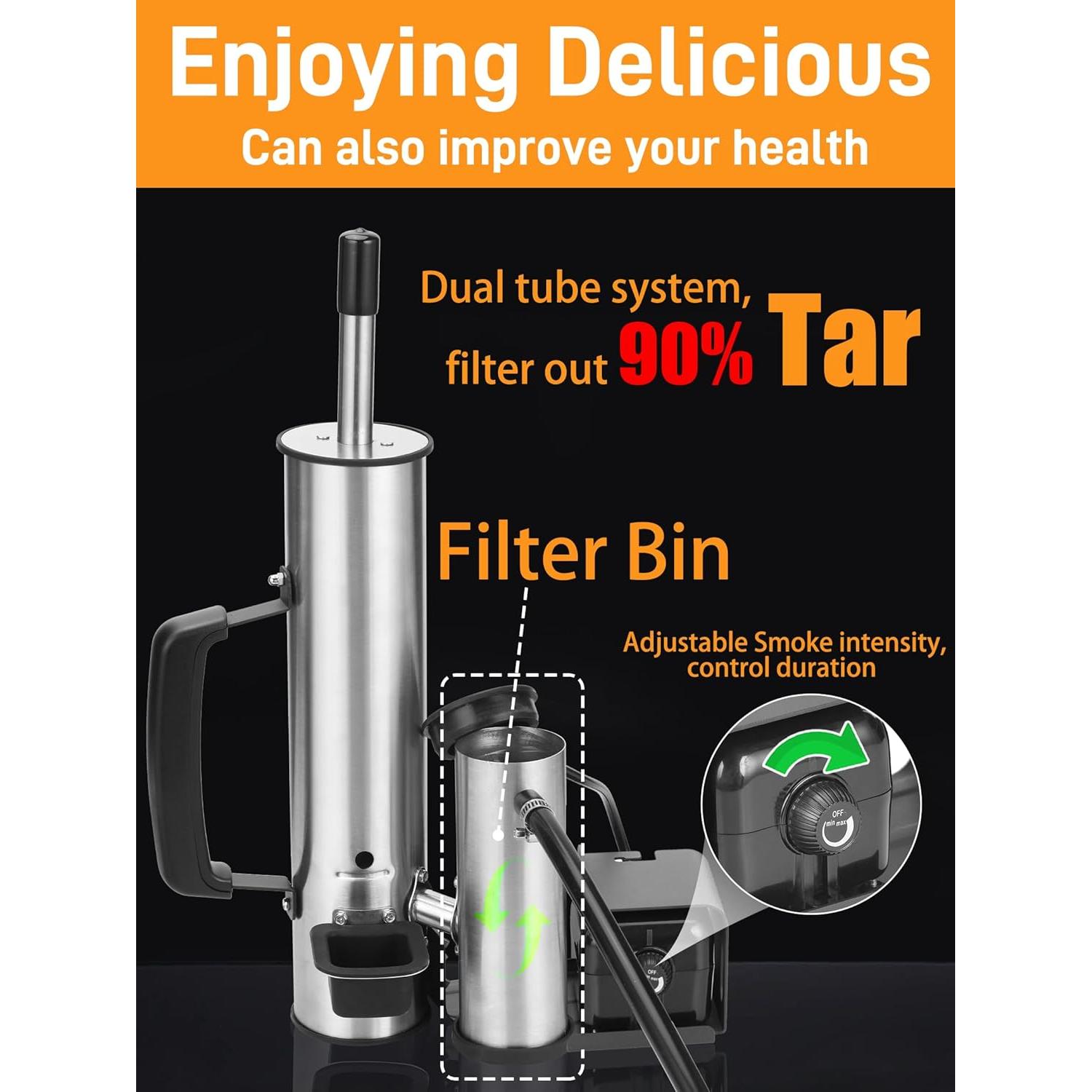 Generador de Humo Frío FOZHUANWU 2.72kg Acero Inoxidable