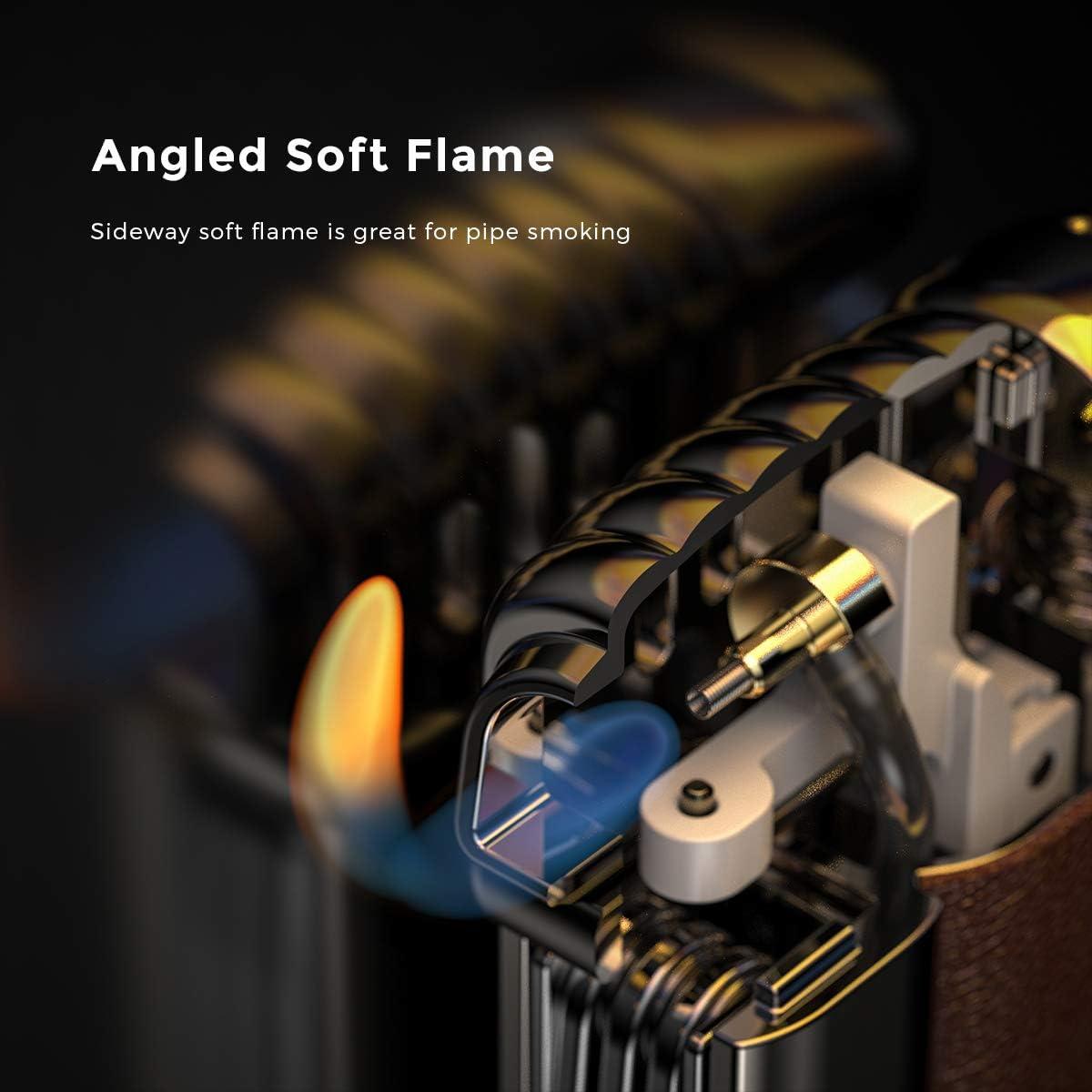 Encendedor de Tubo JopooLighter Llama Angulada Recargable