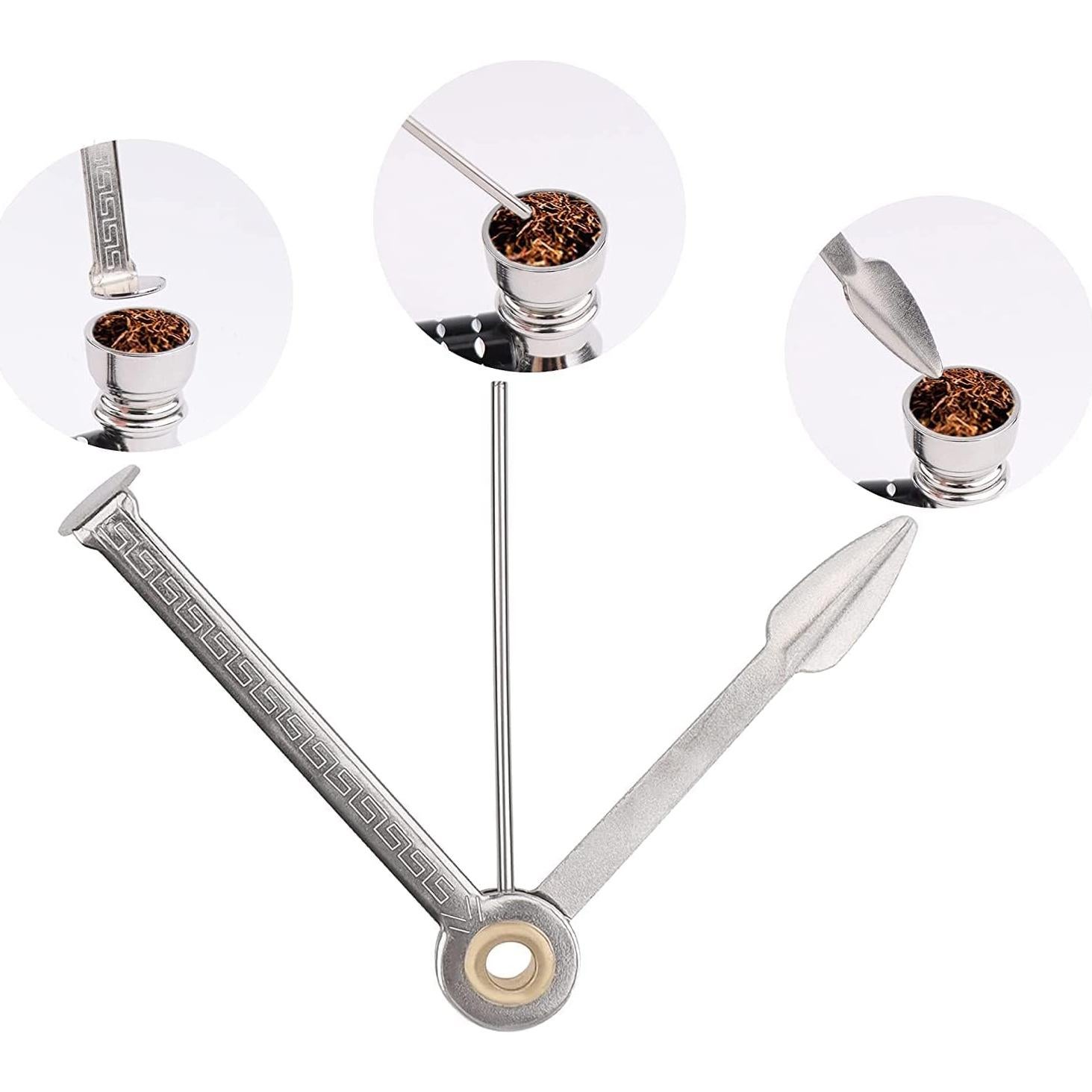 Paquete de 6 Herramientas de Limpieza de Pipa Sansheng 3 en 1