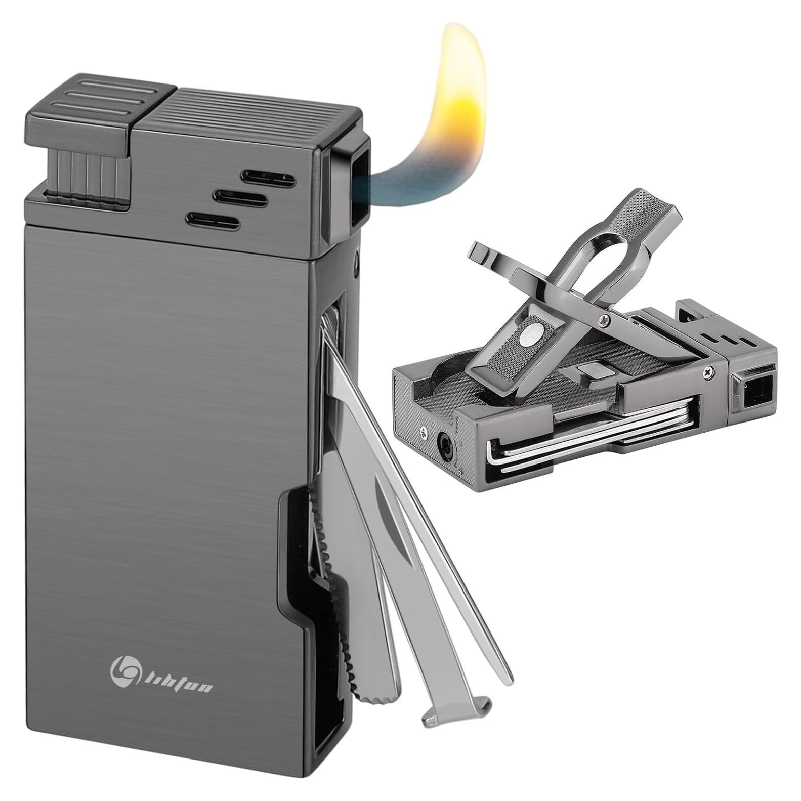 Encendedor de Tubos LIHTUN 5 en 1 con Soporte y Herramientas