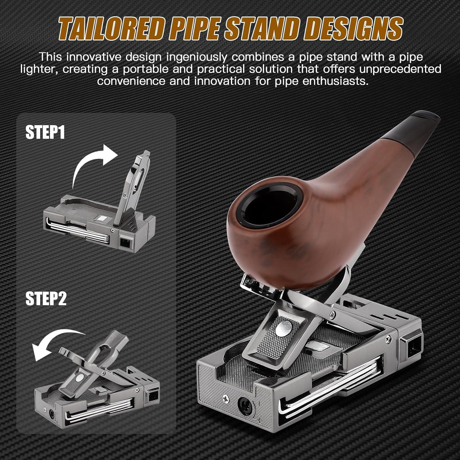 Encendedor de Tubos LIHTUN 5 en 1 con Soporte y Herramientas