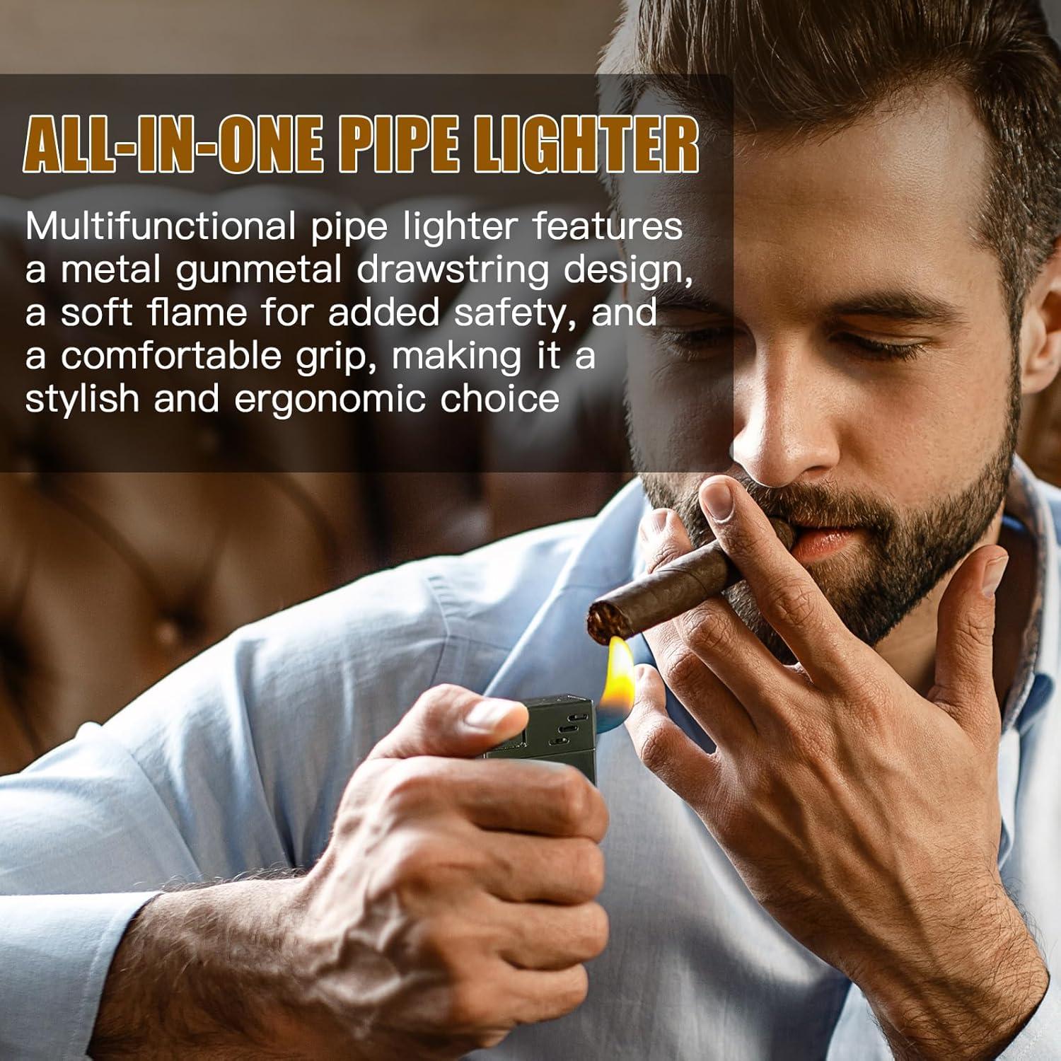 Encendedor de Tubos LIHTUN 5 en 1 con Soporte y Herramientas