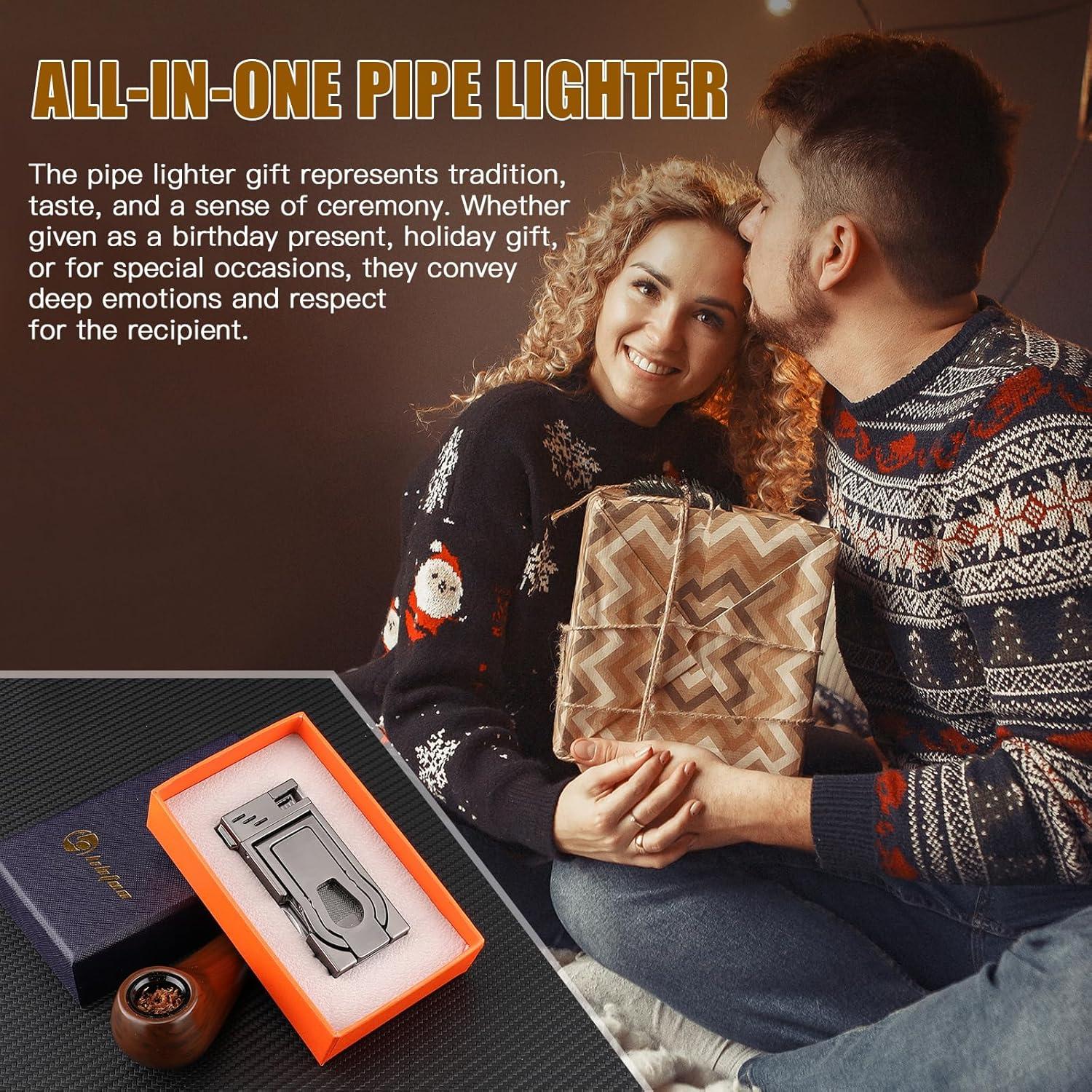 Encendedor de Tubos LIHTUN 5 en 1 con Soporte y Herramientas