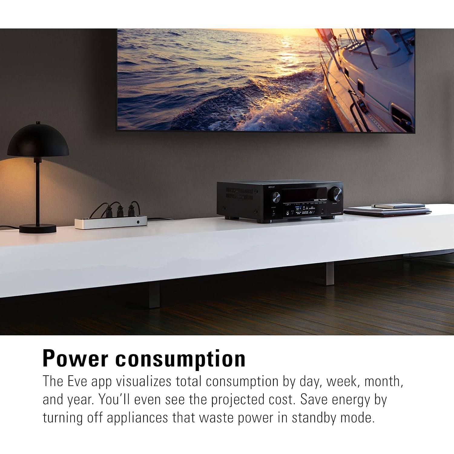 Eve Energy Strip - Toma de corriente inteligente triple