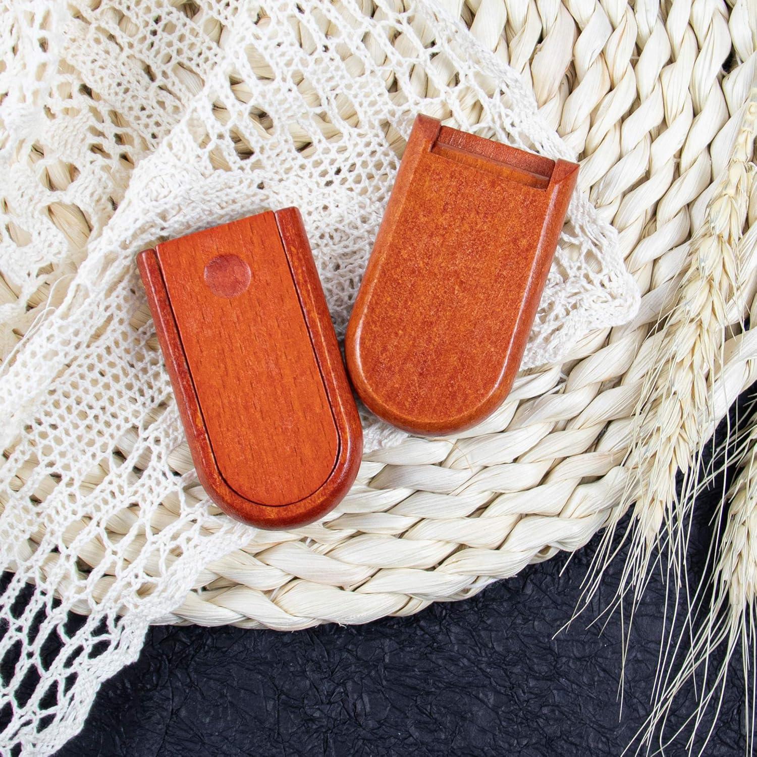 AUEAR, 2PCS Foldable Pipe Holder Collapsible Wood Pipes Compatible for Cigar Tobacco Cigarette Single Pipe Decorative Display Stand Rack Rest