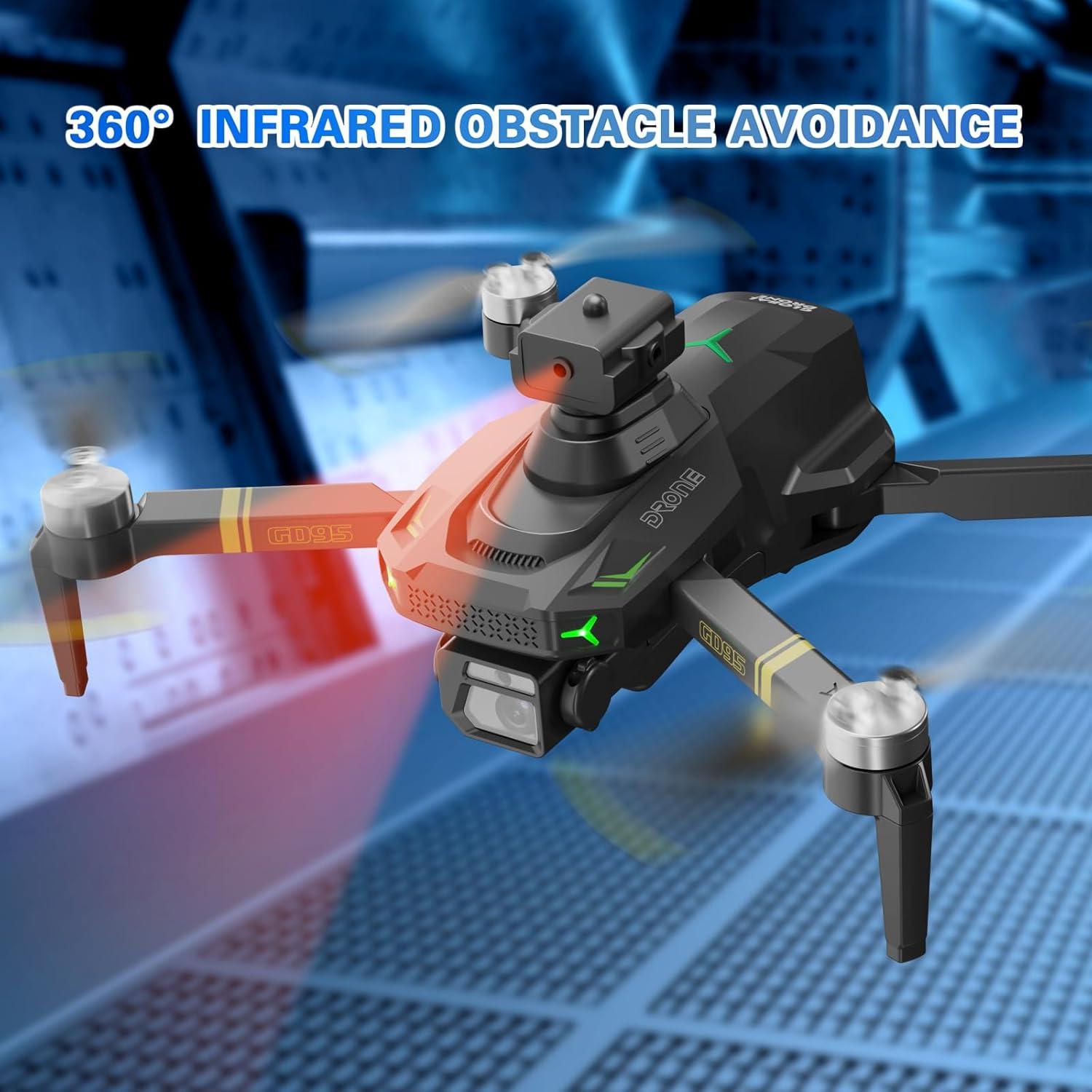 Drone Plegable Dzxlin GD95 con Cámara 1080P y Control Remoto