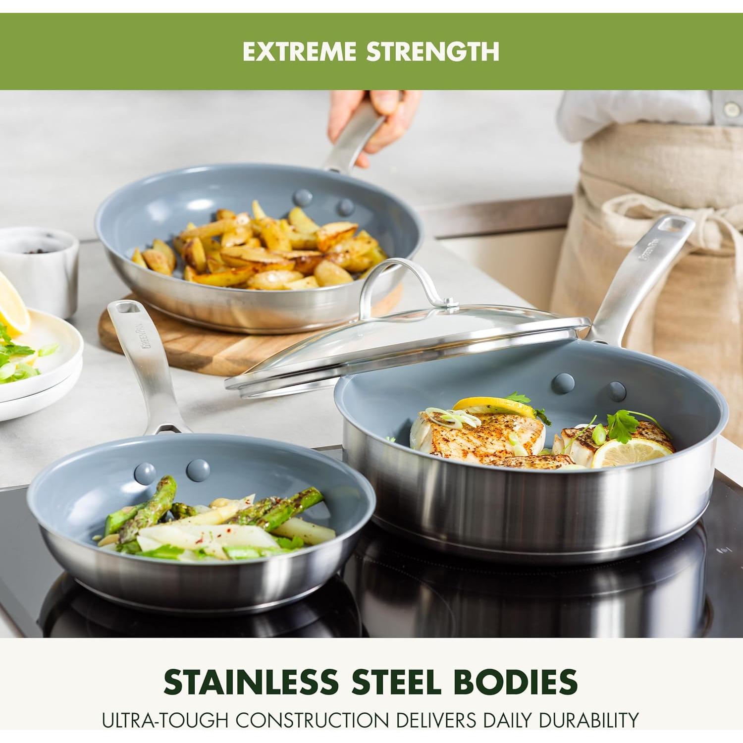 Juego de Utensilios de Cocina GreenPan Treviso 10 Piezas