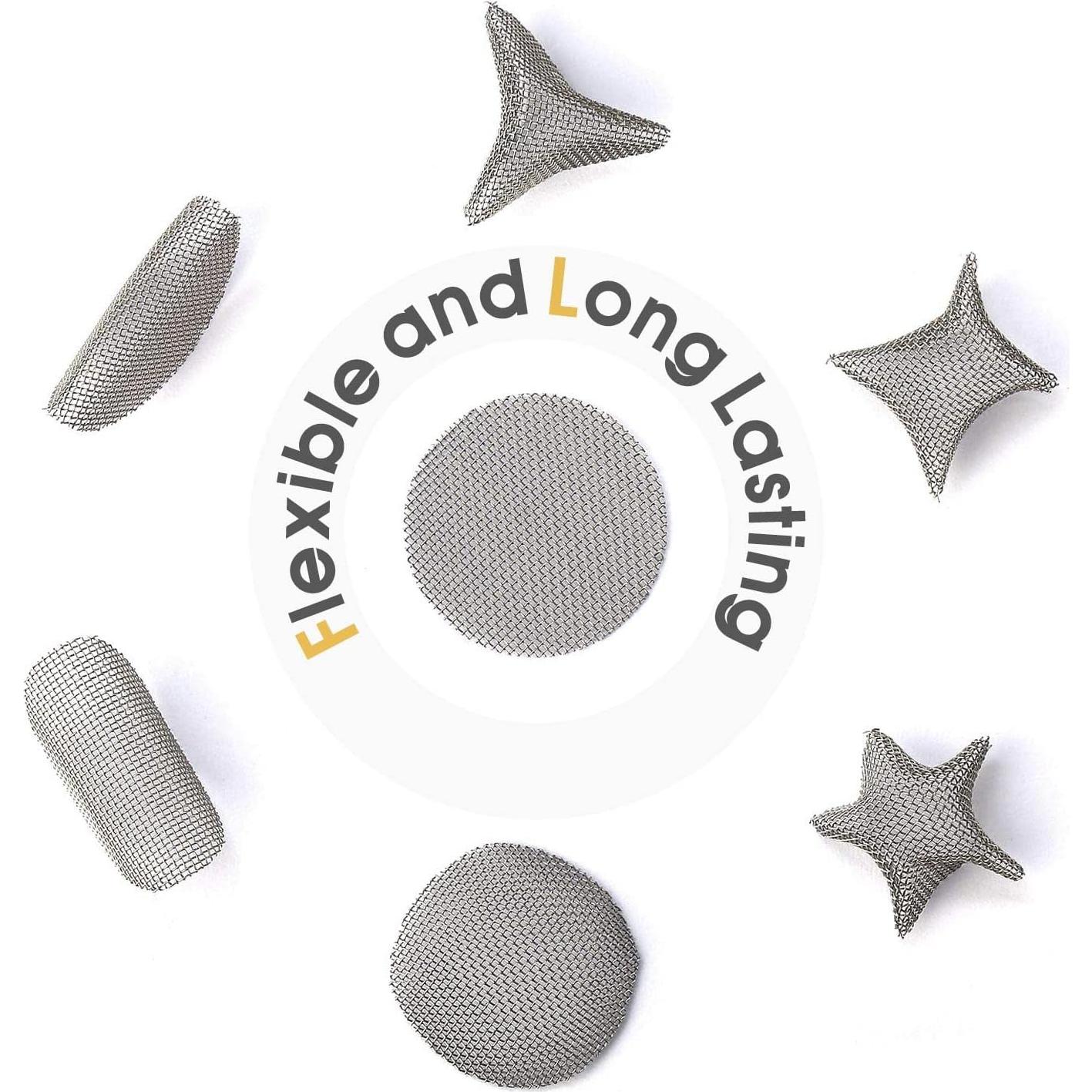 Pantallas de Tubo STANKER 19mm Acero Inoxidable 120 Piezas