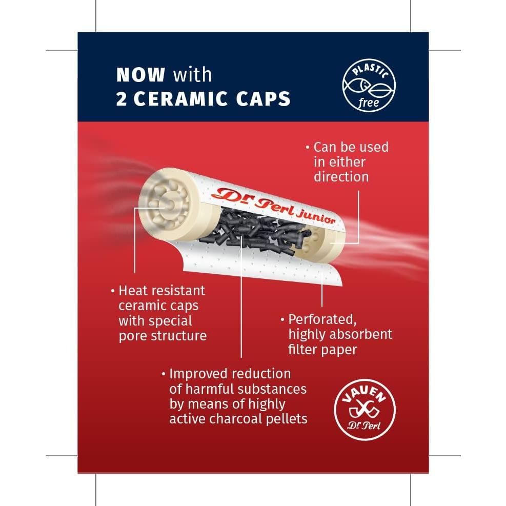 Filtros de Carbón Activado Dr. Perl Jufifty 6mm x 50 Unidades