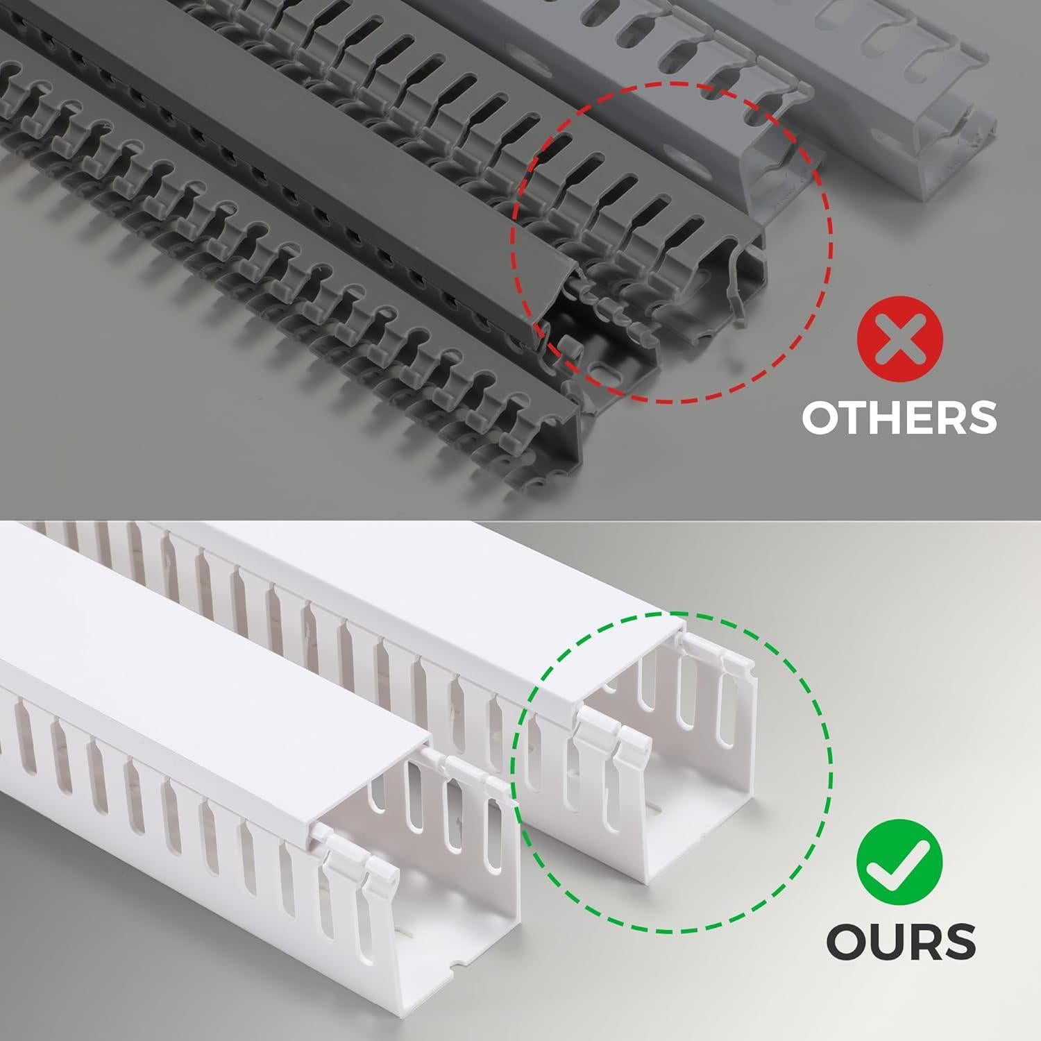 Organizador de Cables YECAYE Grande Negro 159.6x5cm