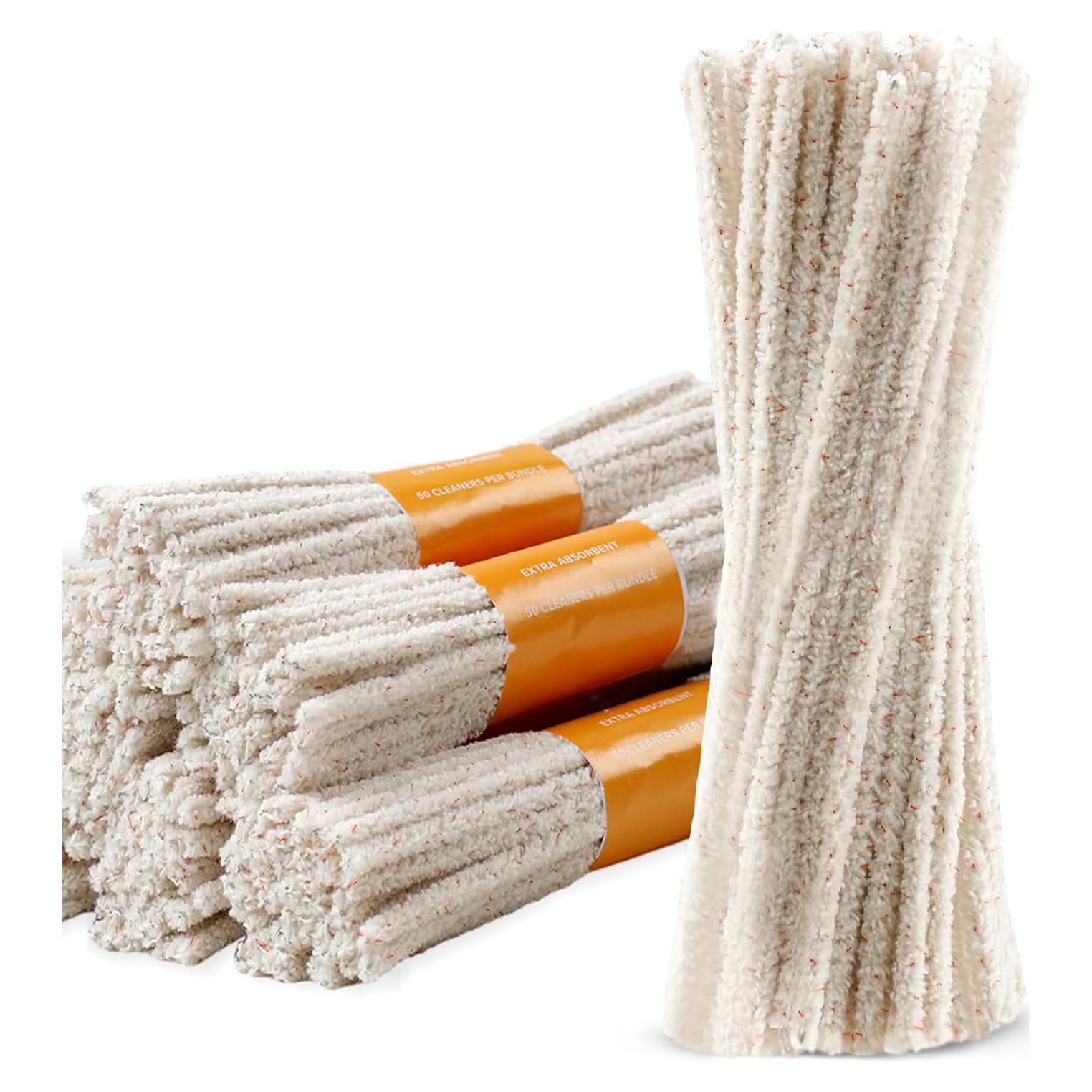 Limpiadores de Tubos Phinus 300 Unidades 15 cm Algodón Plástico