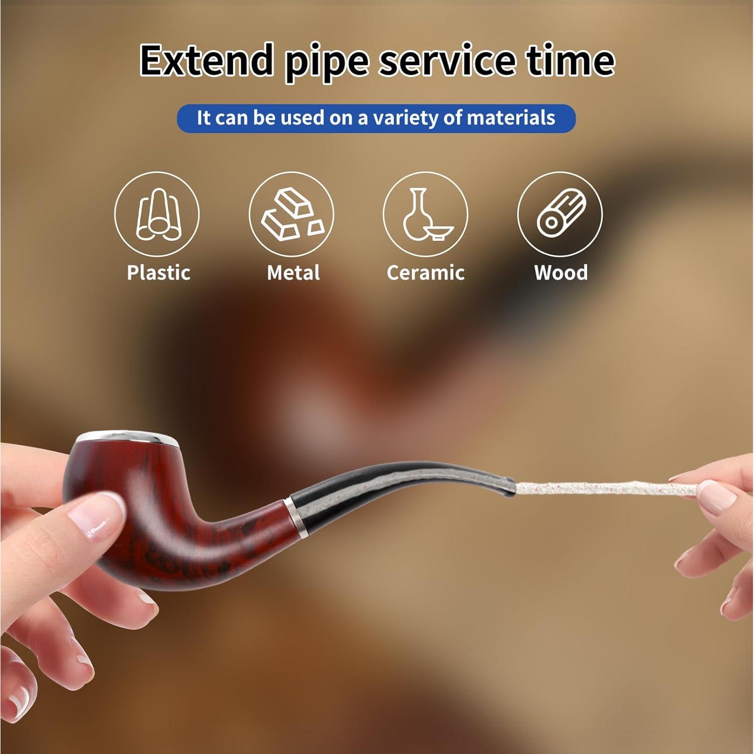 Limpiadores de Tubos Phinus 300 Unidades 15 cm Algodón Plástico