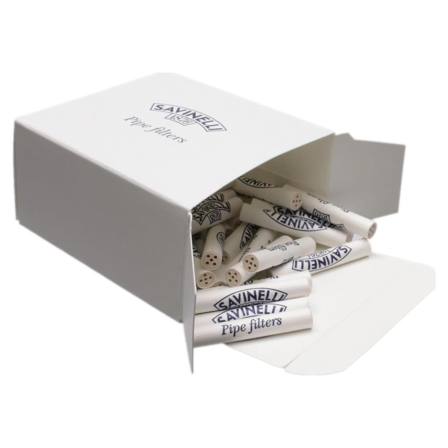 Filtros de Carbón Activado Savinelli 6mm - 30 Piezas