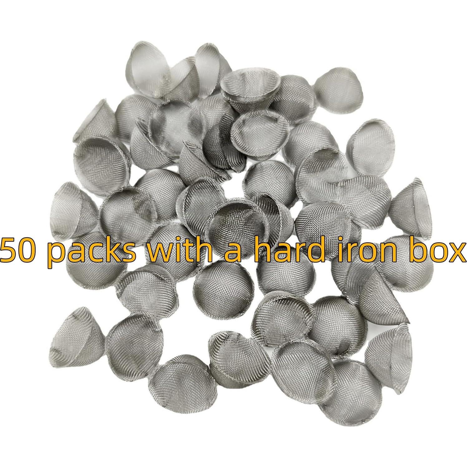 Filtros de Pantalla de Tubo Ruilida 50 Piezas 1.91 cm