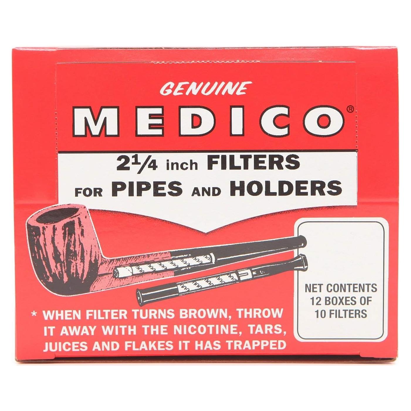 Filtros de Pipa Medico - 12 Cajas de 10 Filtros 6mm