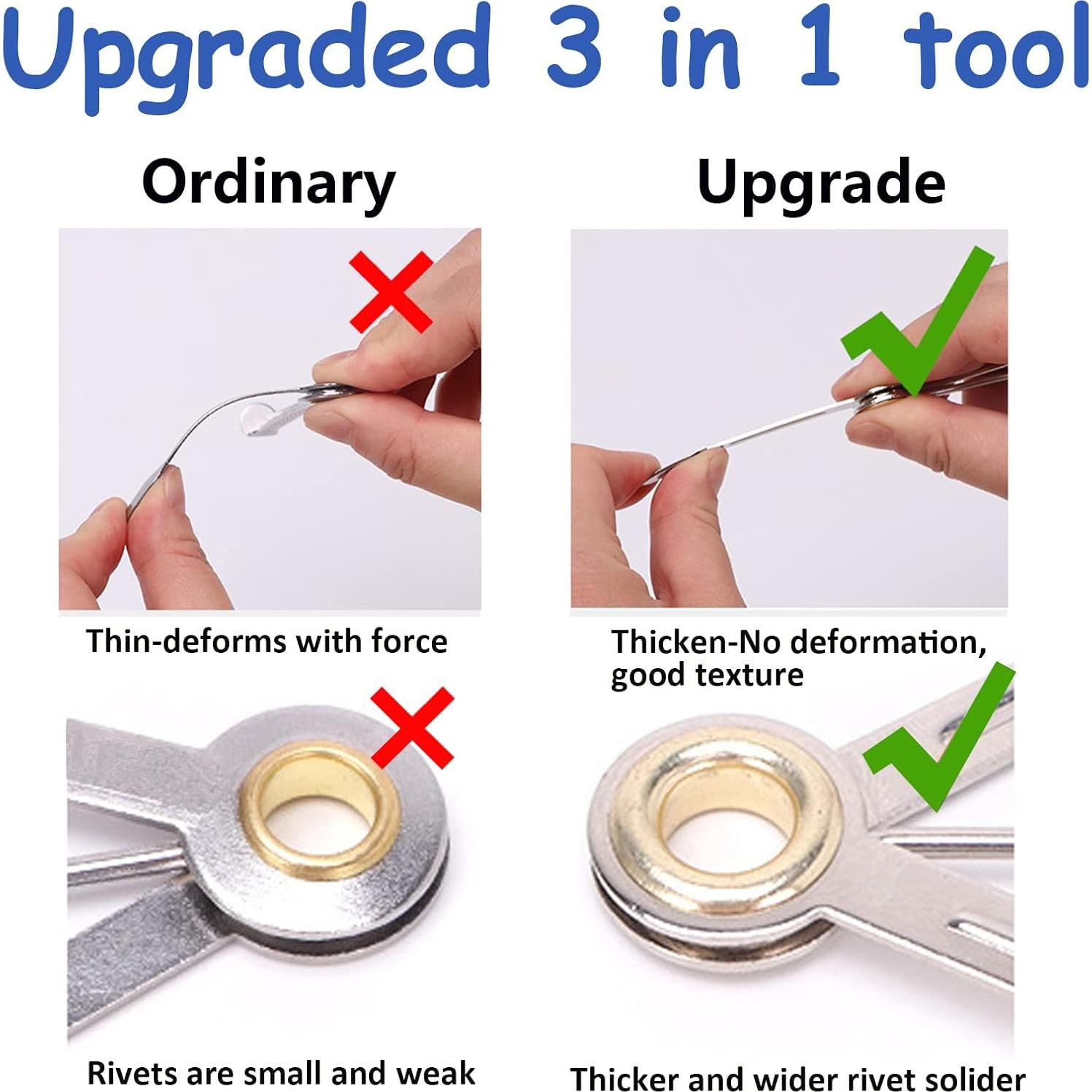 500 Pantallas de Metal 16 mm BAOLSLS + Kit Limpieza 3 en 1