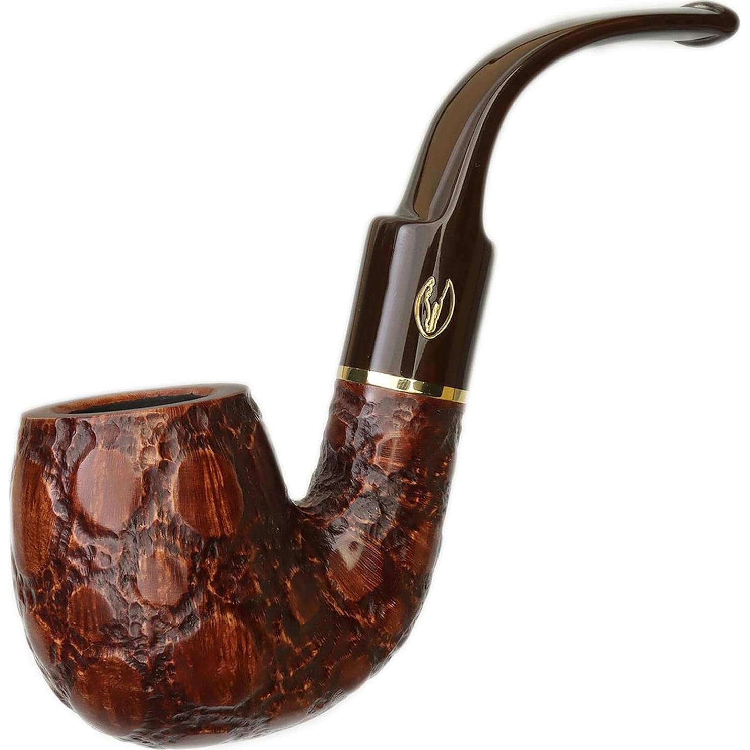 Pipa de Brezo Savinelli Alligator 614 Hecha a Mano Marrón