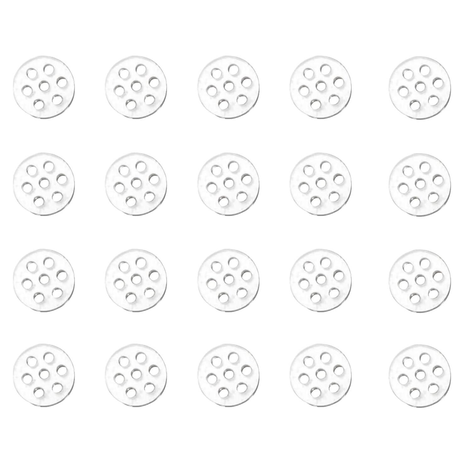 Filtros de Pantalla de Vidrio FDXGYH 20pcs 8mm Transparente