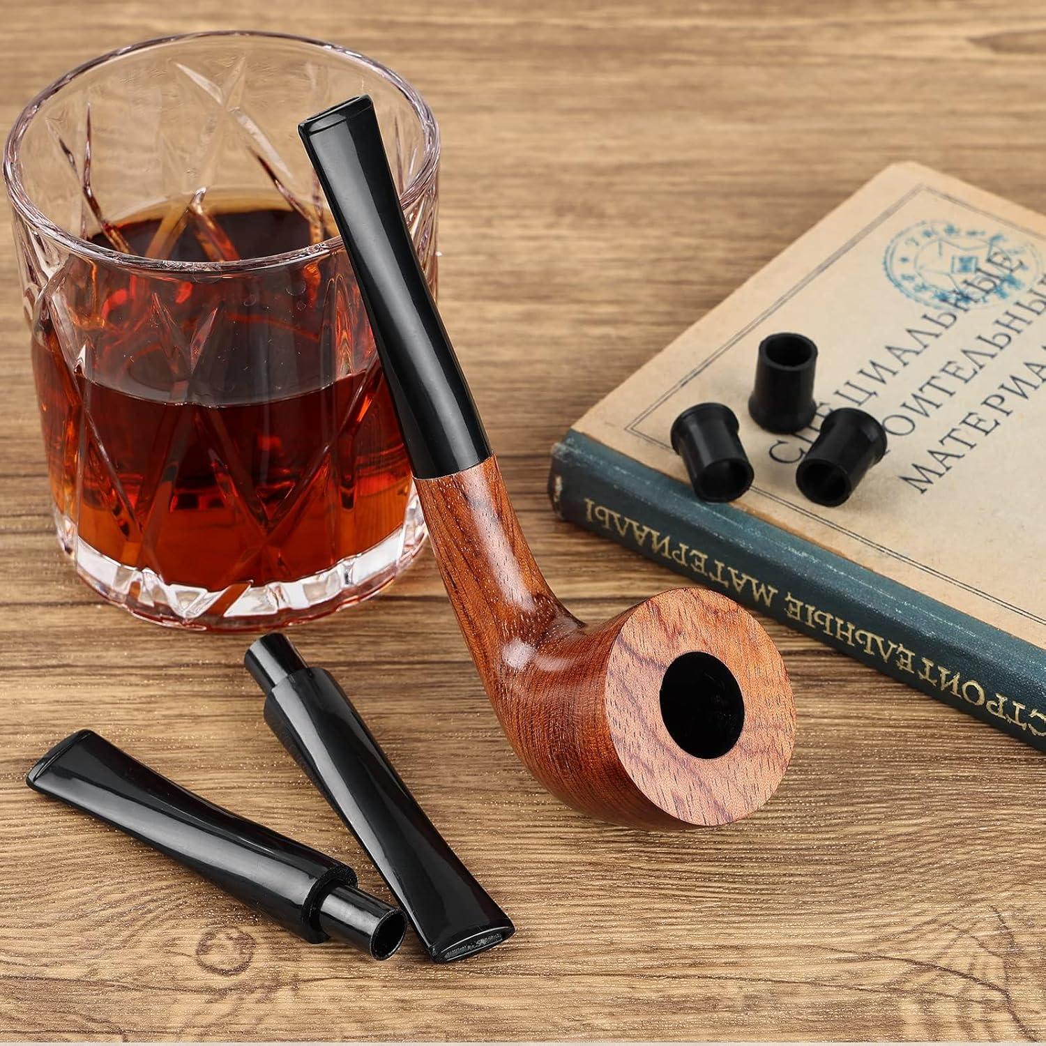 Joyoldelf Juego de Tuberías Rectas 3pcs Acrílico Negro 9mm