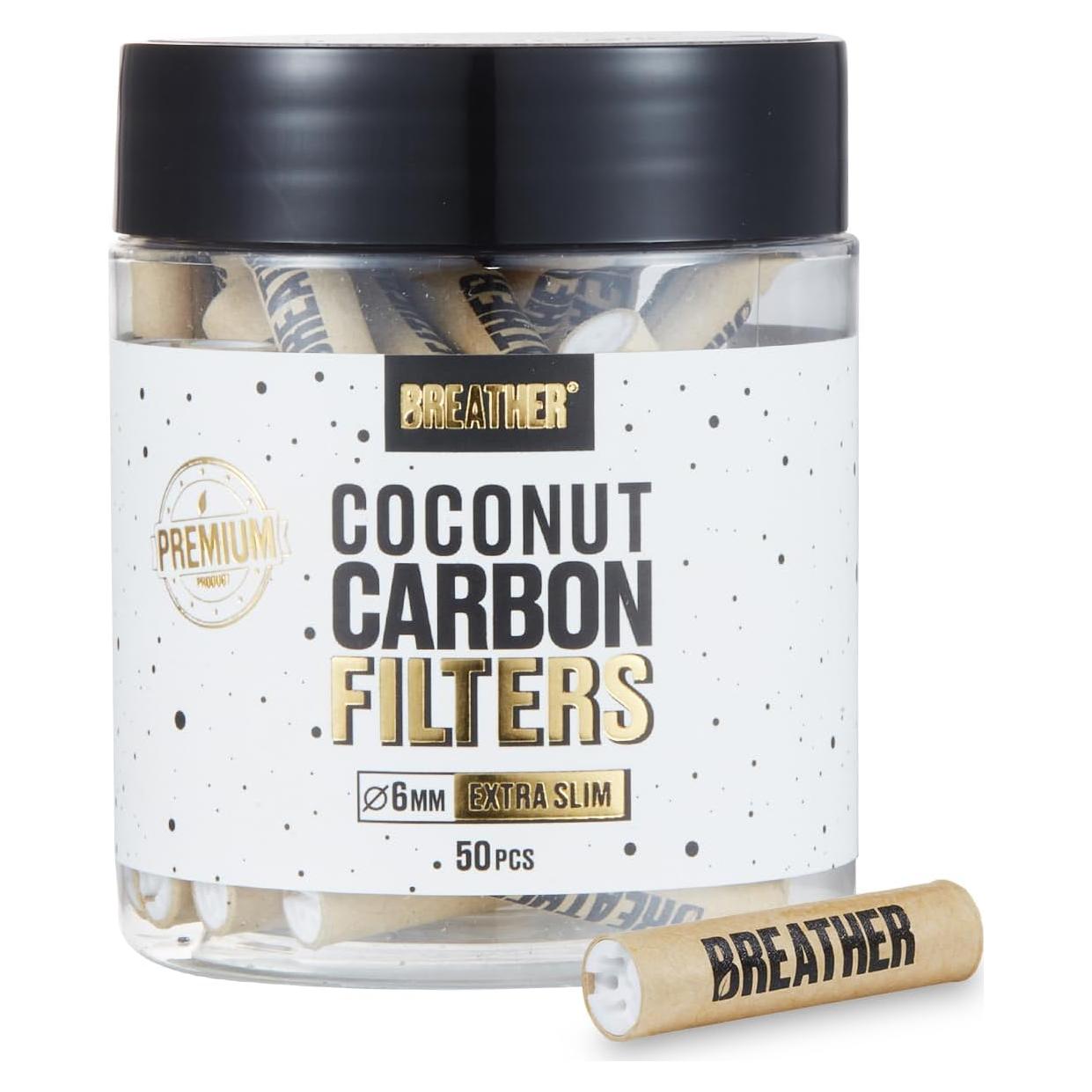 Filtros de Carbón Activado Breather 50 Pcs 6mm Cerámica