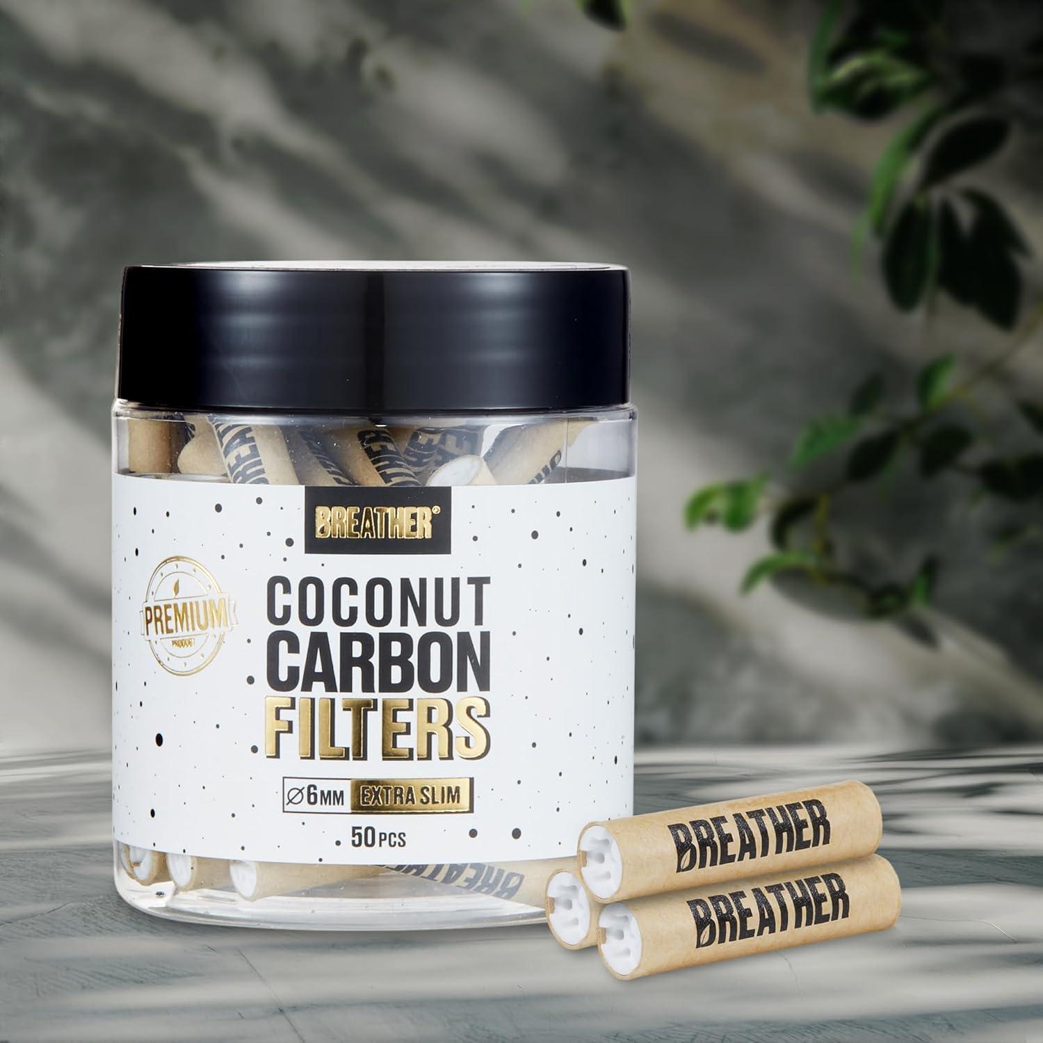 Filtros de Carbón Activado Breather 50 Pcs 6mm Cerámica