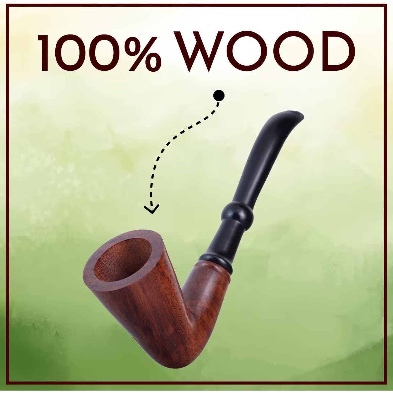 Pipa de Tabaco Hecha a Mano Eximburg 14 cm Diseño Clásico