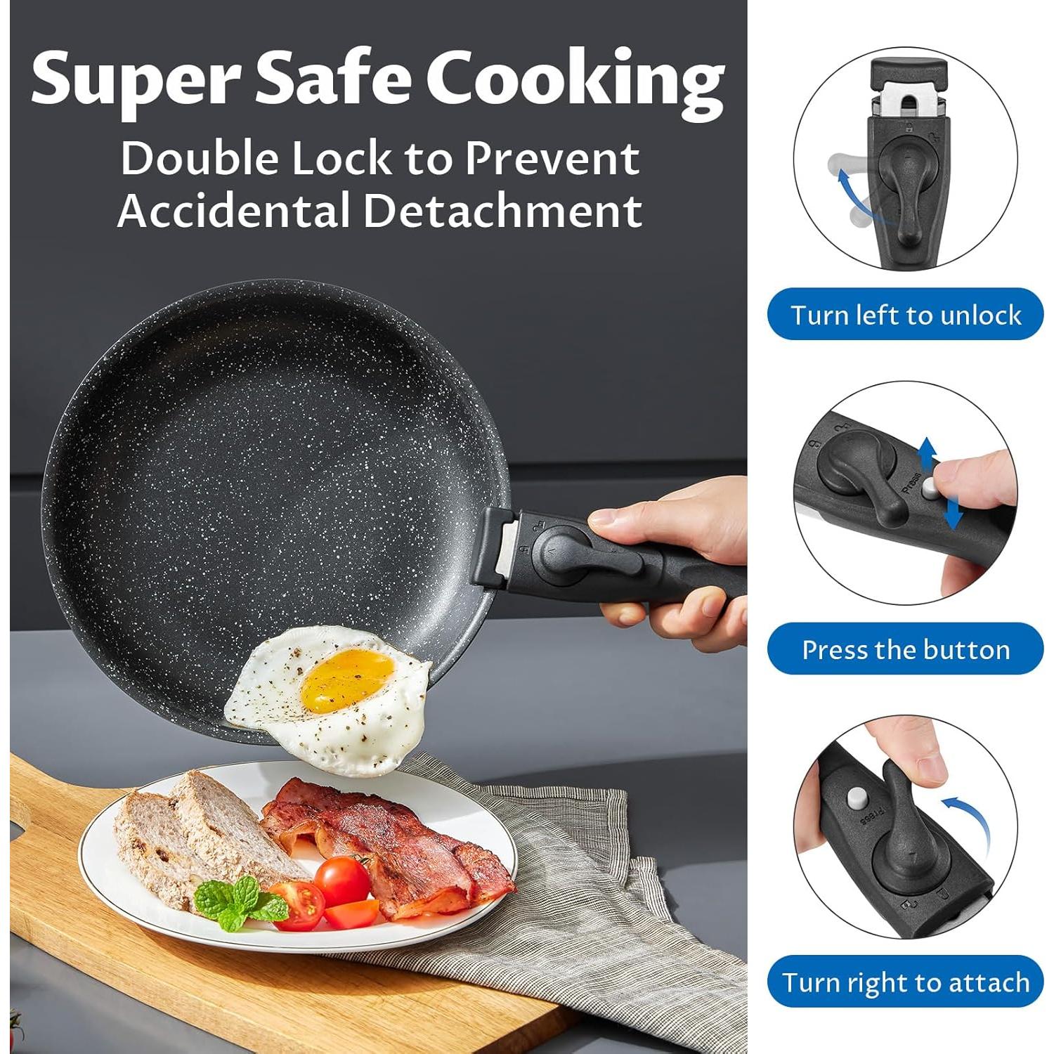 Juego de Utensilios de Cocina BEZIA 10 Piezas Antiadherentes