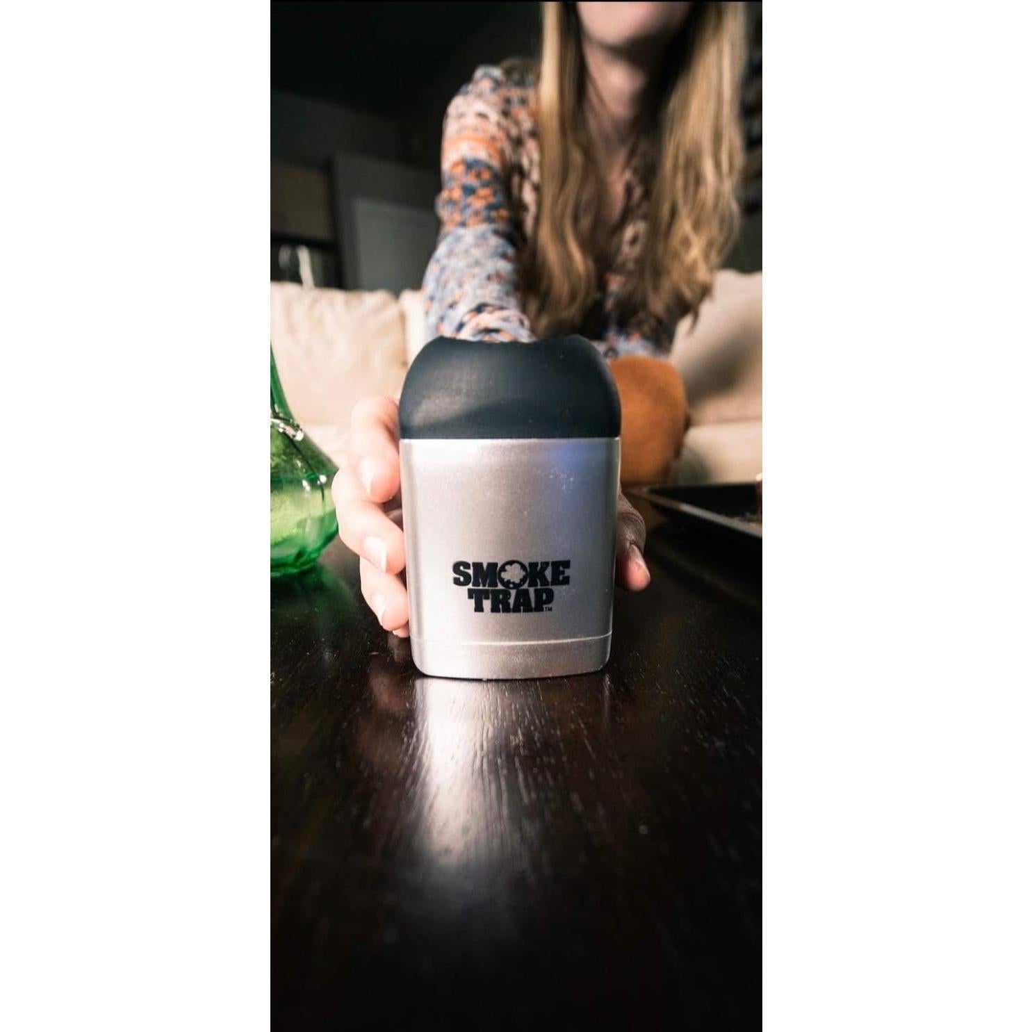 Trampa de Humo Sploof - Filtro HEPA Reemplazable Plata