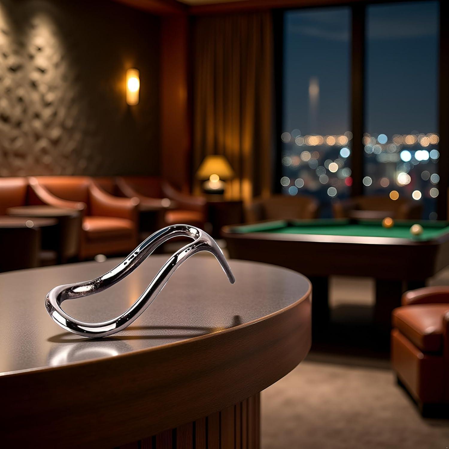 Soporte de Cigarros y Pipas de Acero Inoxidable GANPUB Negro