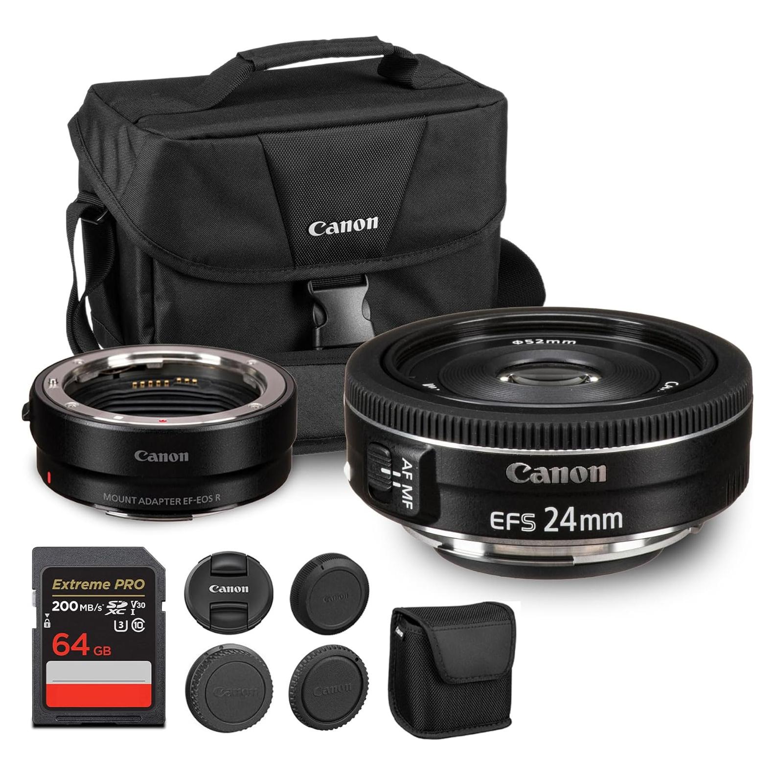 Lente Canon EF-S 24mm f/2.8 STM Compacto para DSLR APS-C