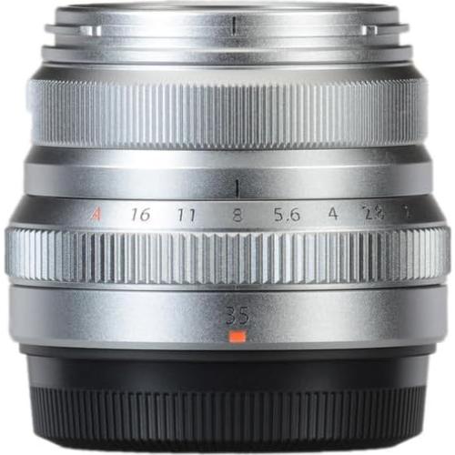 Lente Fujifilm XF 35mm f/2 R WR Plata + Filtro 43mm
