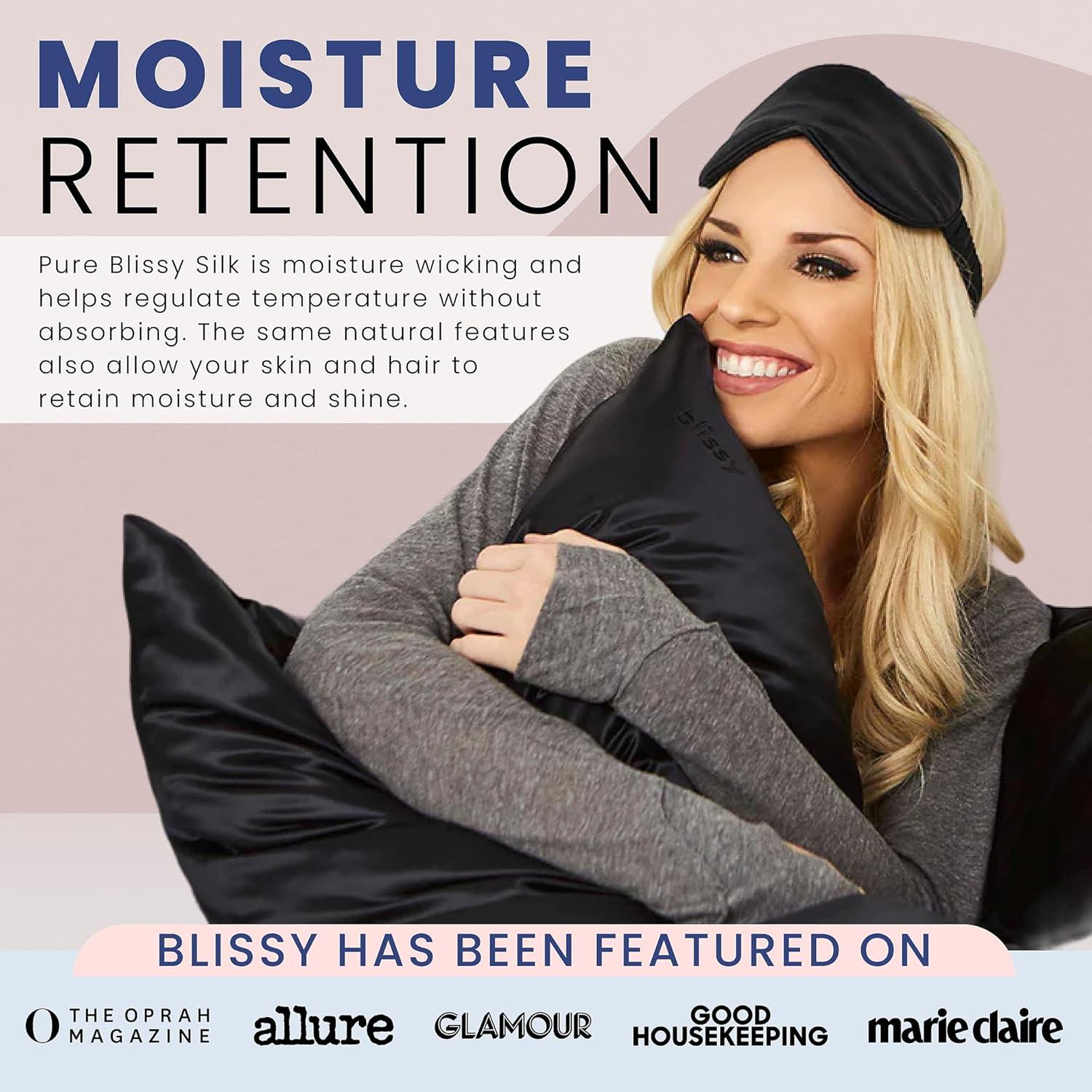 Máscara de Sueño Blissy - Seda Pura 100% - Total Oscuridad