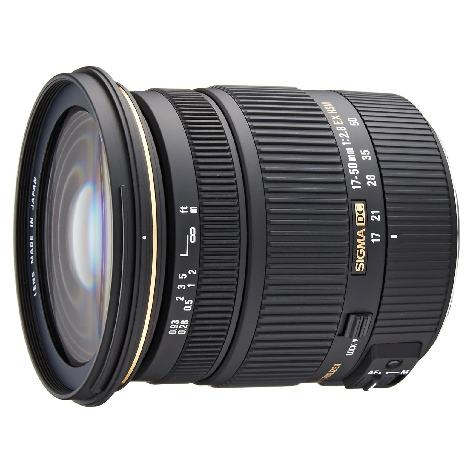 Lente Zoom Sigma 17-50mm f/2.8 para DSLR Canon - Estabilizador OS