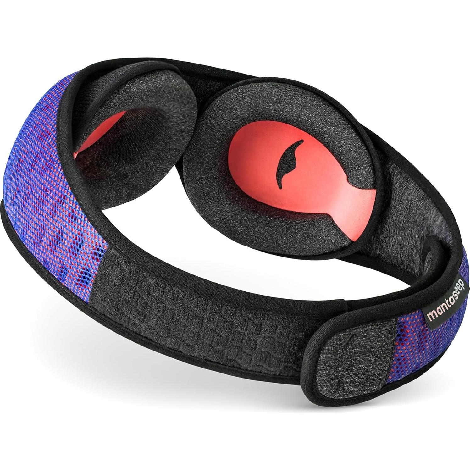 Manta Pro Máscara de Sueño 100% Blackout para Dormir de Lado