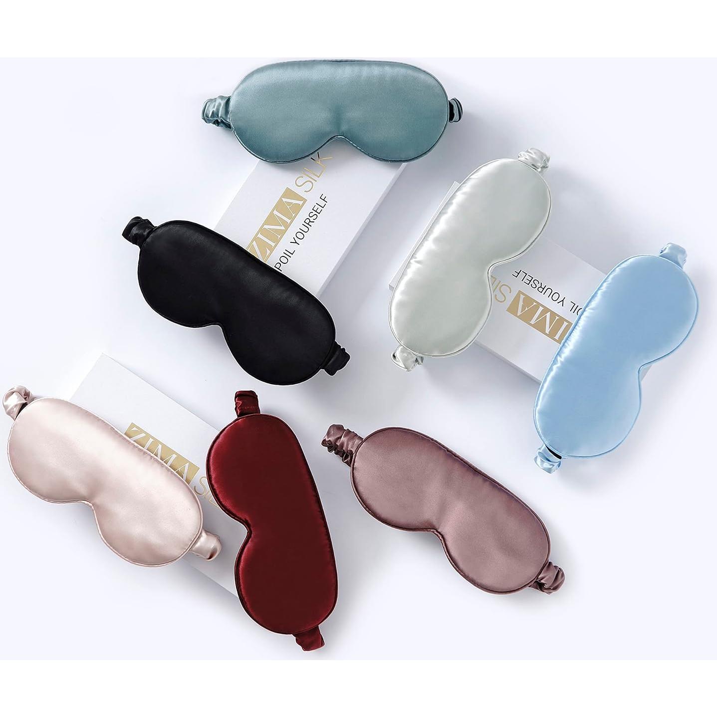 Máscara de Sueño ZIMASILK 100% Seda Morera Ajustable 3D