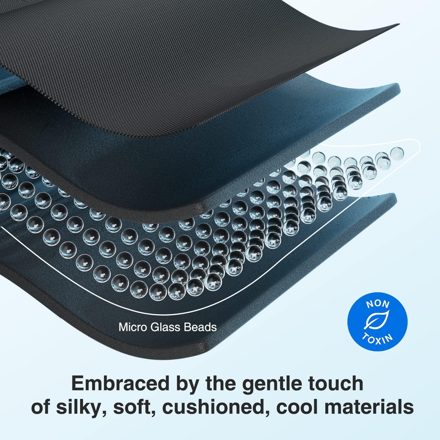 Máscara de Sueño YFONG 3D Negra con Peso 120g Ajustable