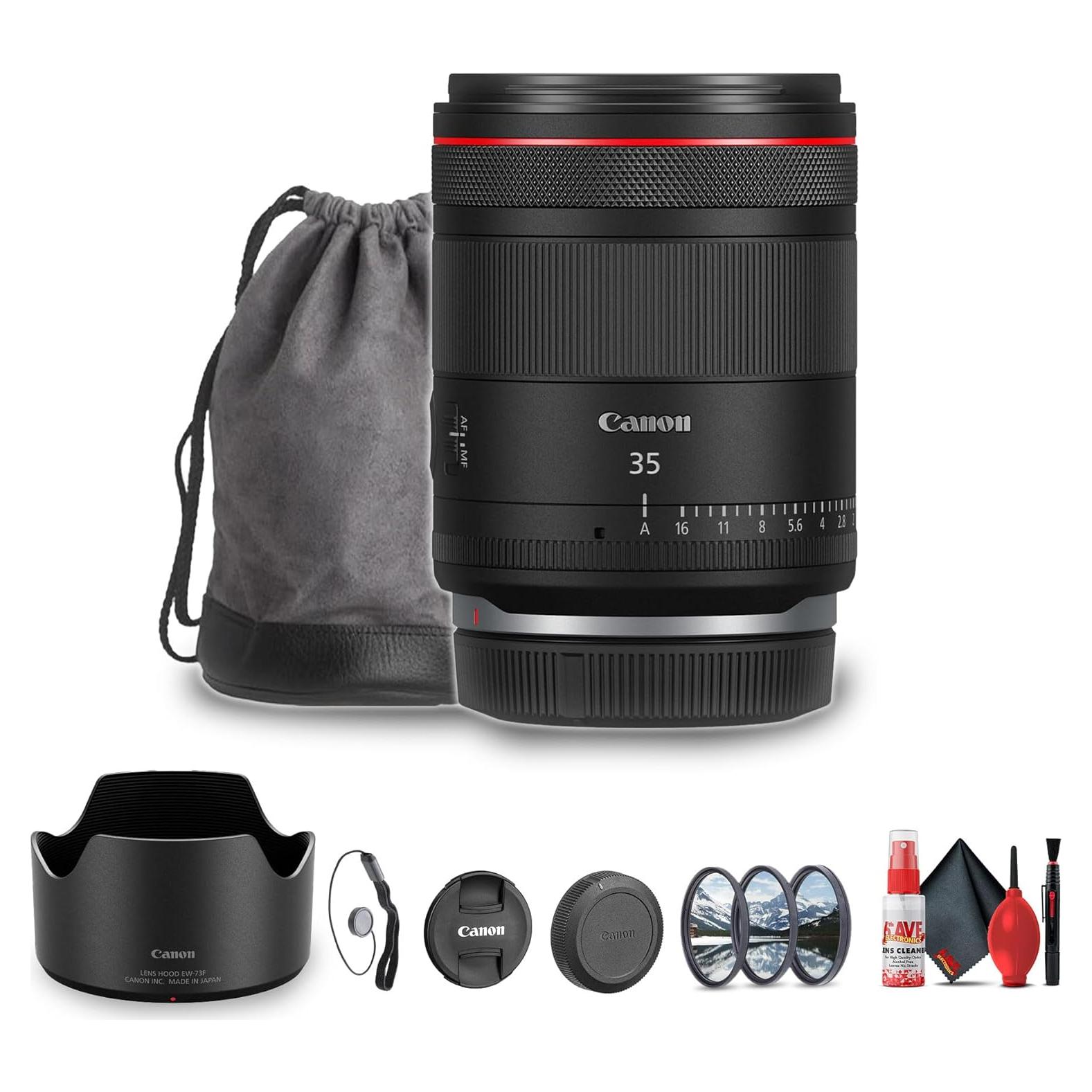 Lente Canon RF 35mm f/1.4 L VCM + Kit de Filtros y Limpieza