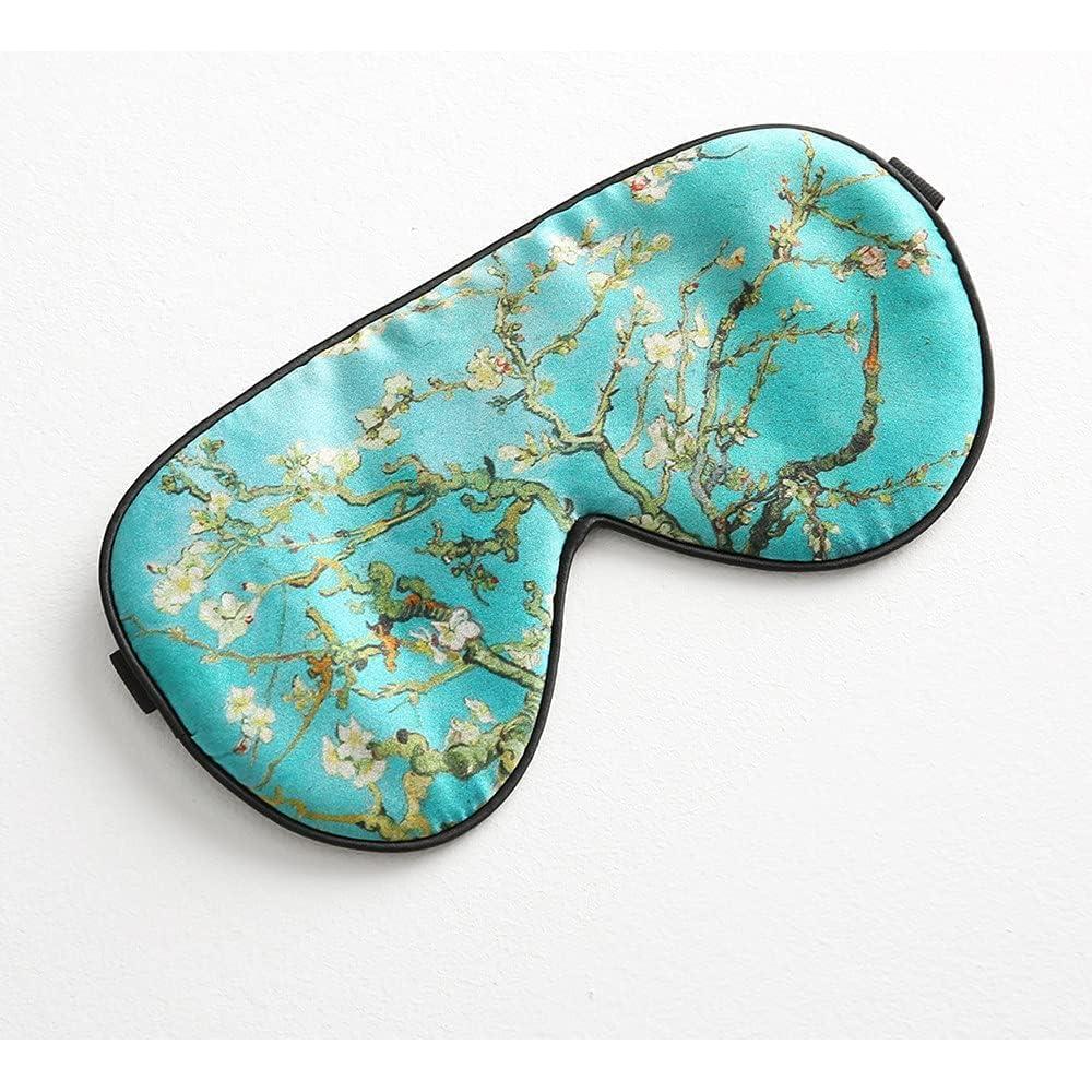 Máscara de Sueño de Seda Tim & Tina Verde Ajustable