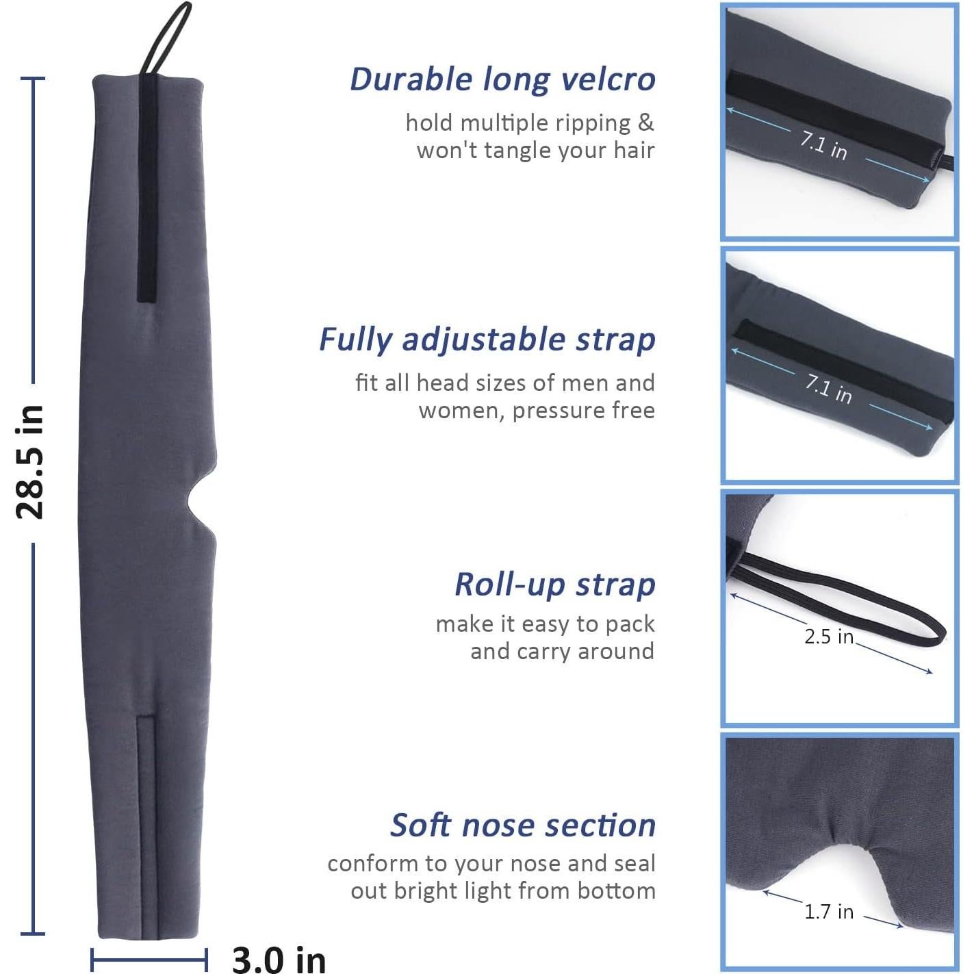 Máscara de Sueño Mavogel - Ultra Suave y Ajustable