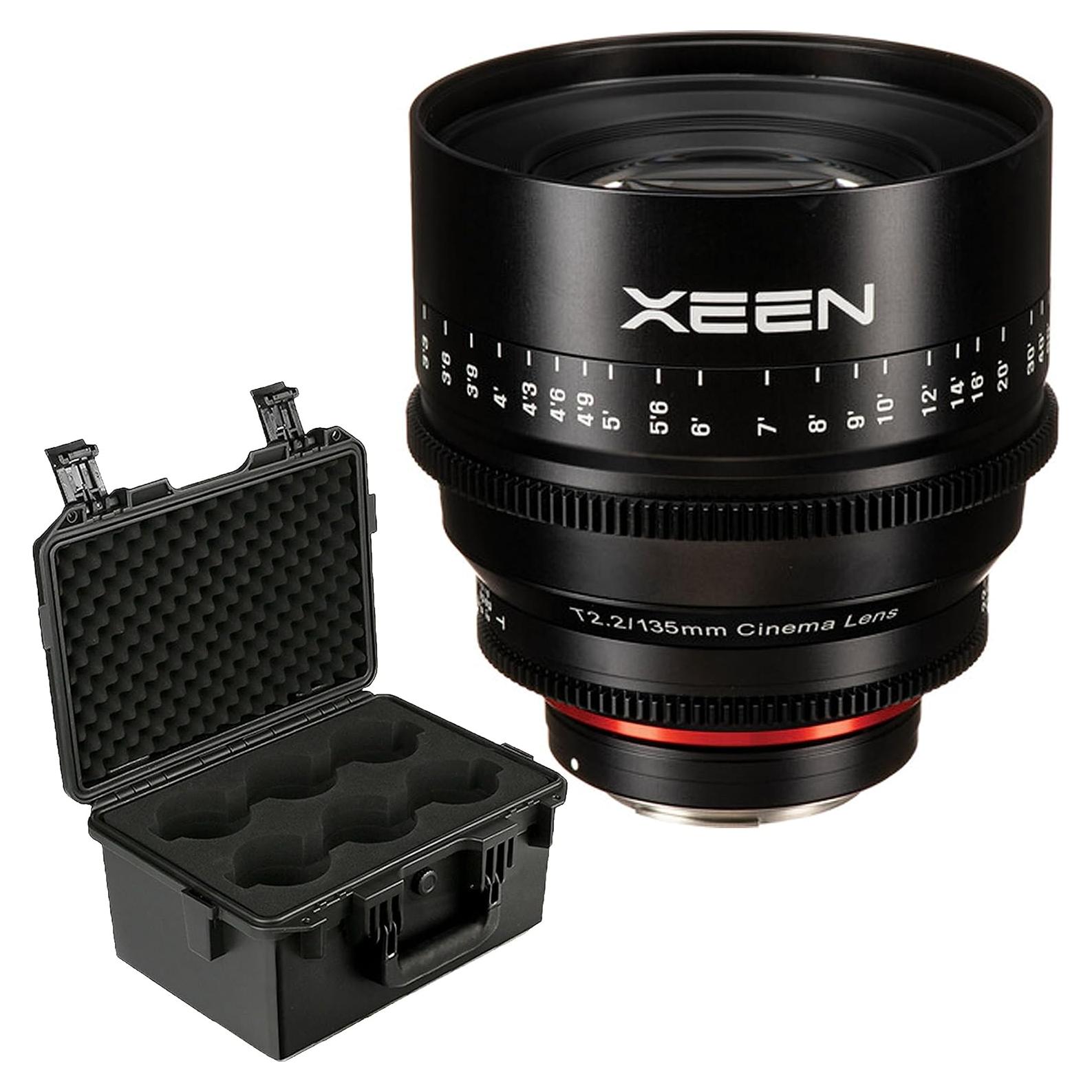 Lente de Cine Rokinon XEEN 135mm T2.2 MFT con Estuche