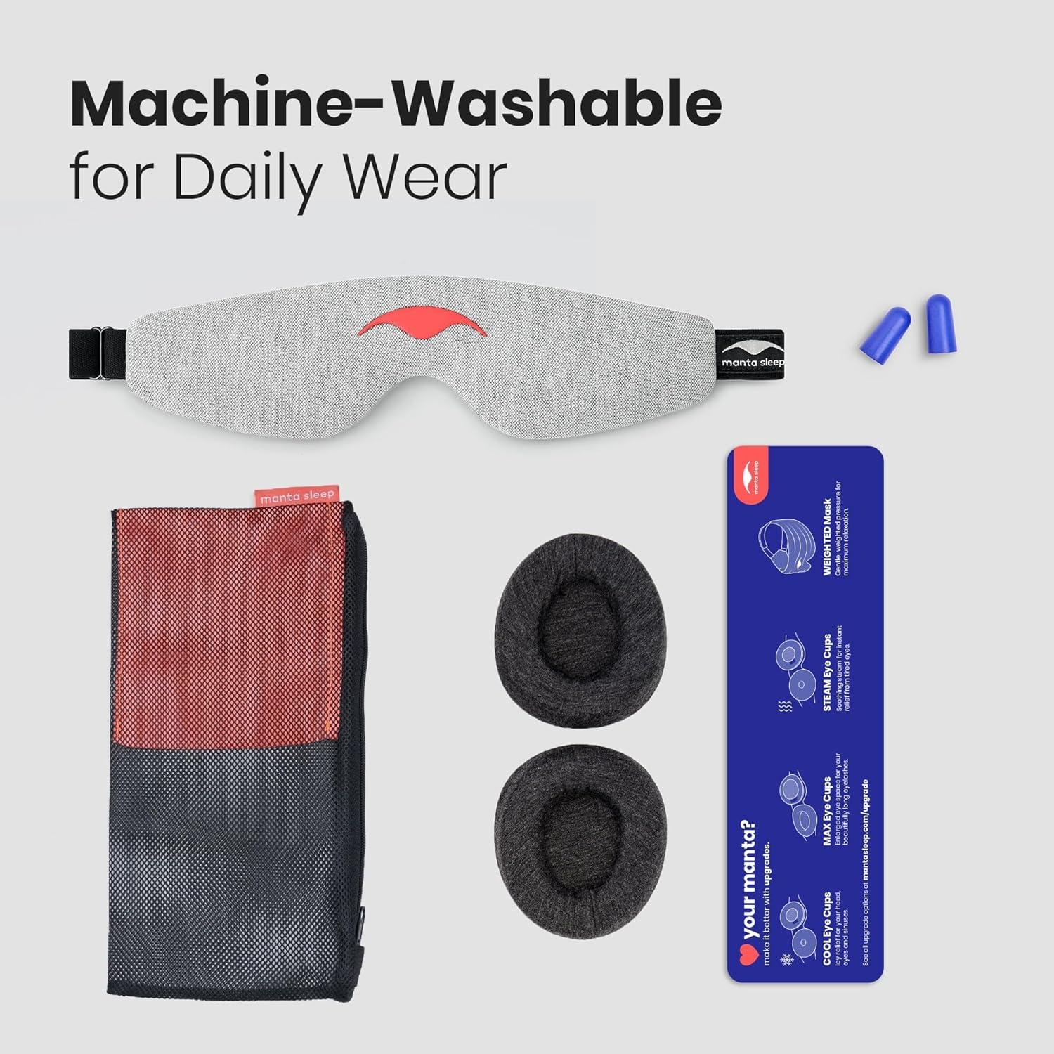 Máscara de Sueño Manta Slim - Bloqueo de Luz Ajustable