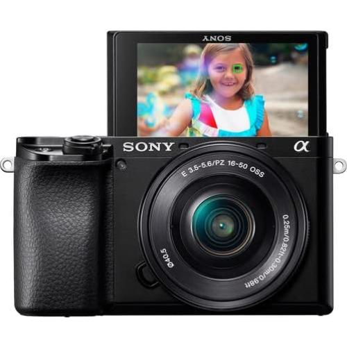 Cámara Sin Espejo Sony a6100 con Lentes 16-50mm y 55-210mm