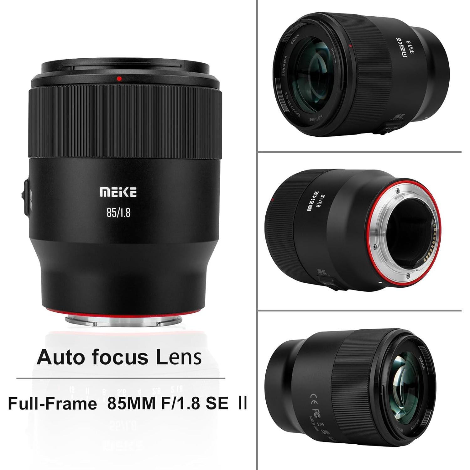 Lente Meike 85mm F1.8 SE II Full Frame Auto Enfoque