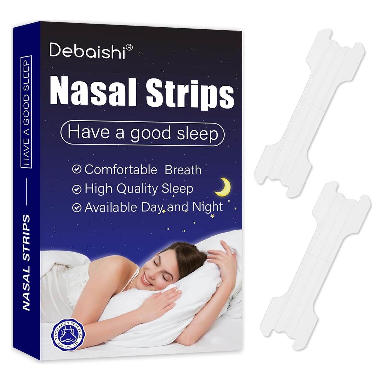 Tiras Nasales Transparentes DEBAISHI 30 Piezas 15.5x9.5cm