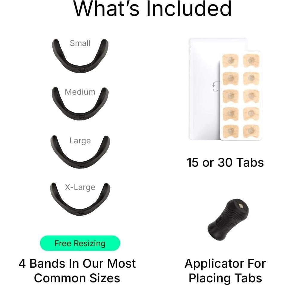 Kit de Tiras Nasales Intake - 15 Piezas, Negro, Alivio Ronquidos