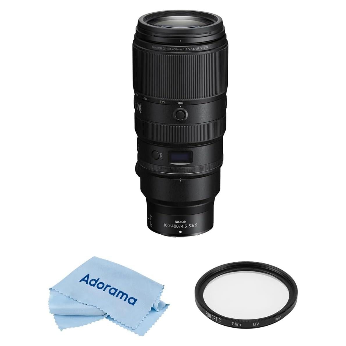 Lente Nikon NIKKOR Z 100-400mm f/4.5-5.6 VR S con Filtro UV